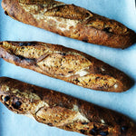 Package of 2 - Country Sourdough Baguette with millet, wholemeal, nuts, seeds and raisins