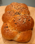 Challah Wholemeal Sourdough Bread (Vegan)